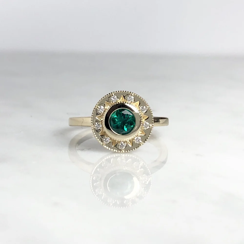 Custom Emerald Ring