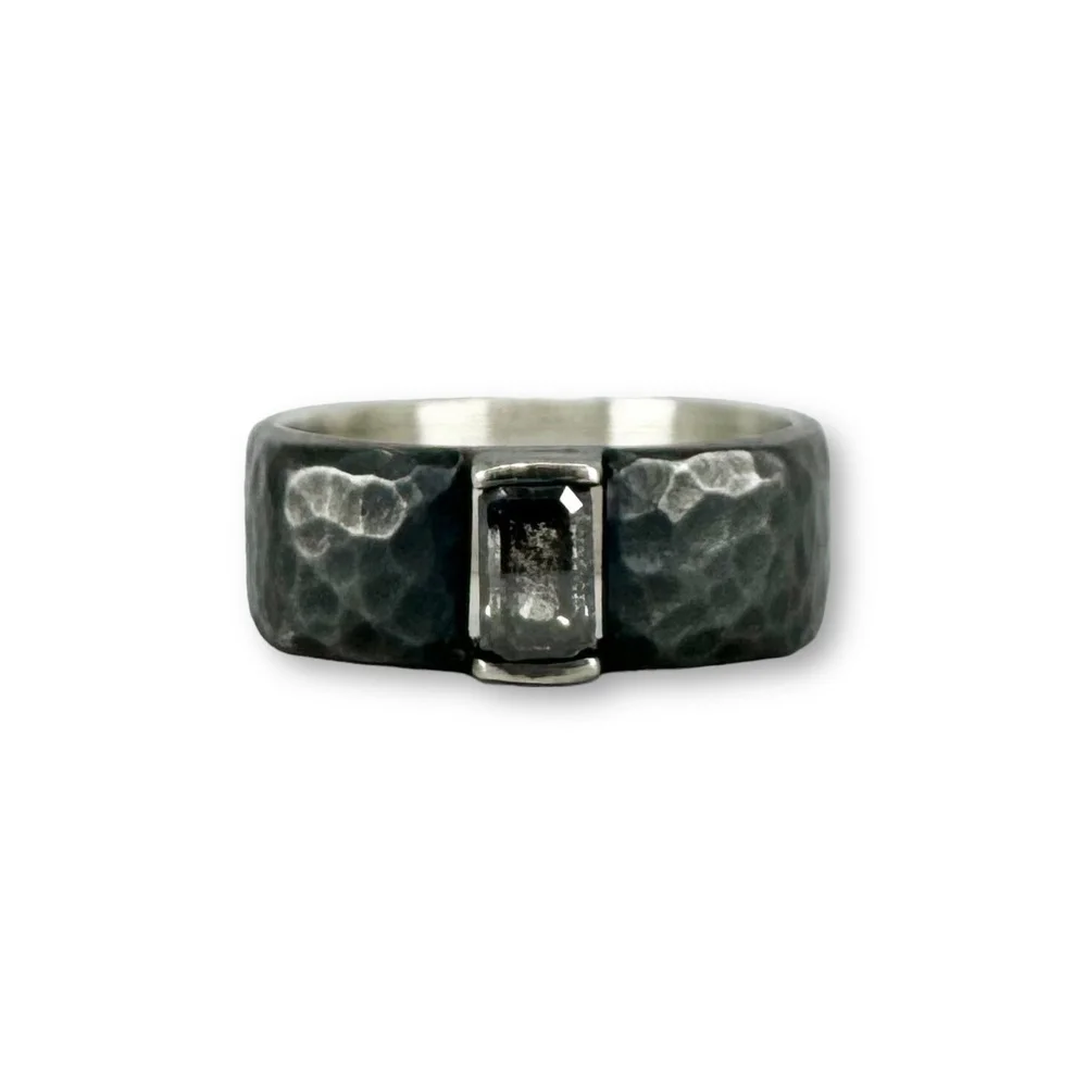 Emerald Cut Diamond Band