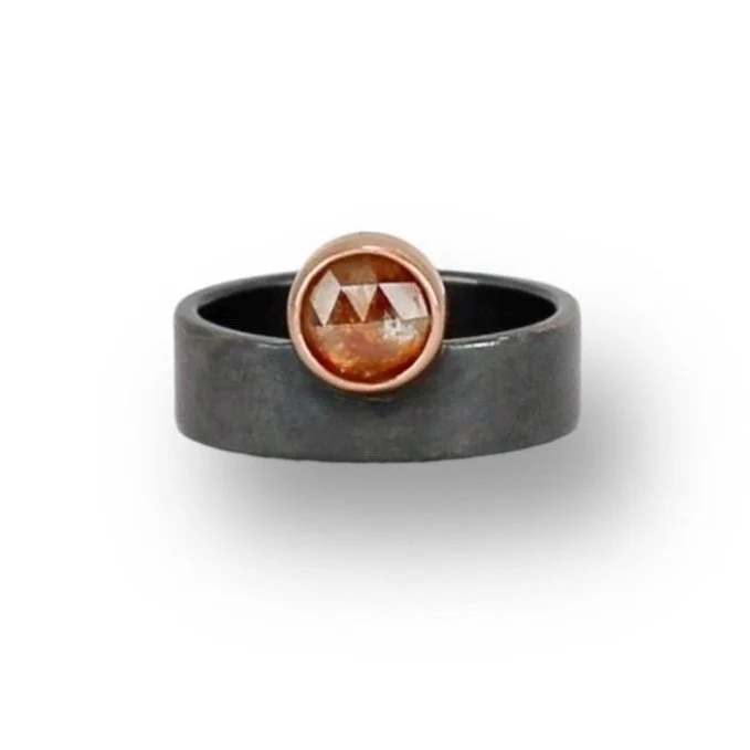 .95ct Peachy Diamond Ring