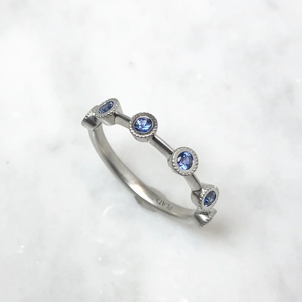 Custom Tanzanite Band