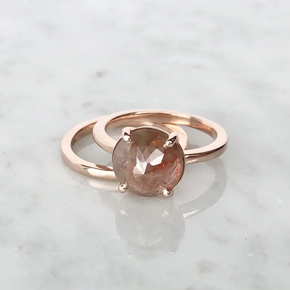 Custom Engagement Ring & Wedding Band