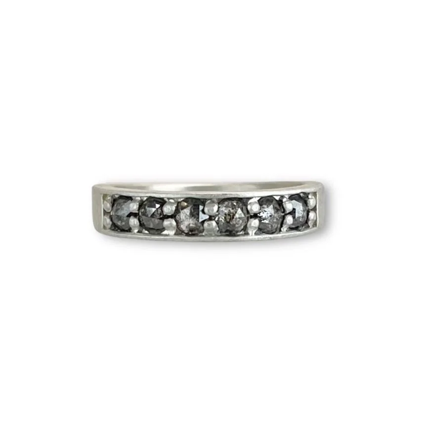 Salt & Pepper Diamond Band