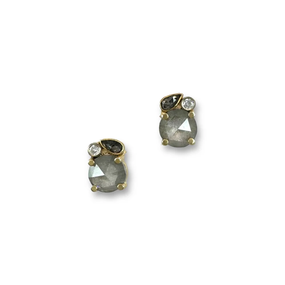 Grey Cluster Studs