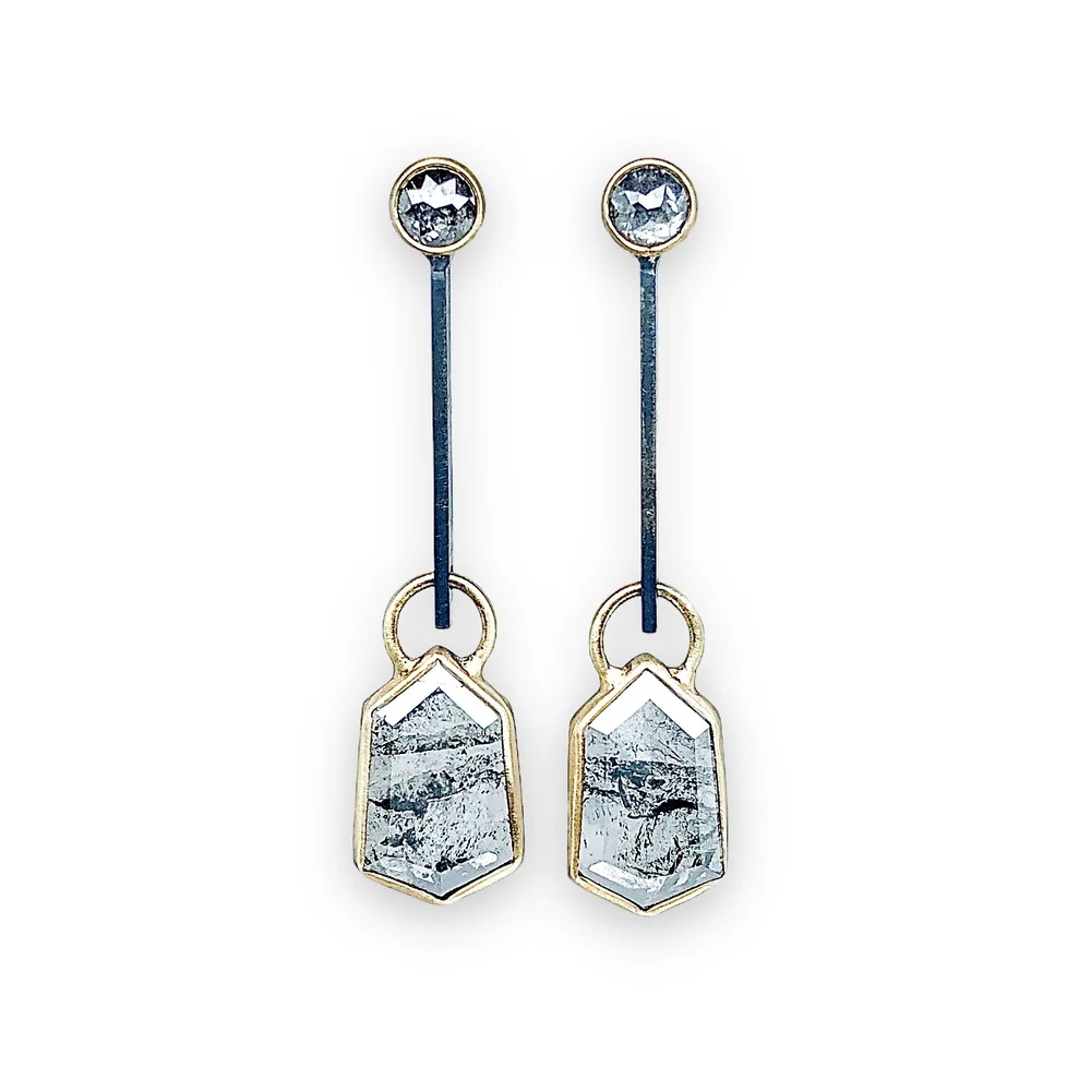 4cttw Diamond Dangle Earrings