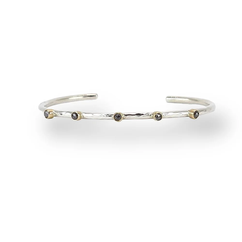 5 Stone Cuff Bracelet