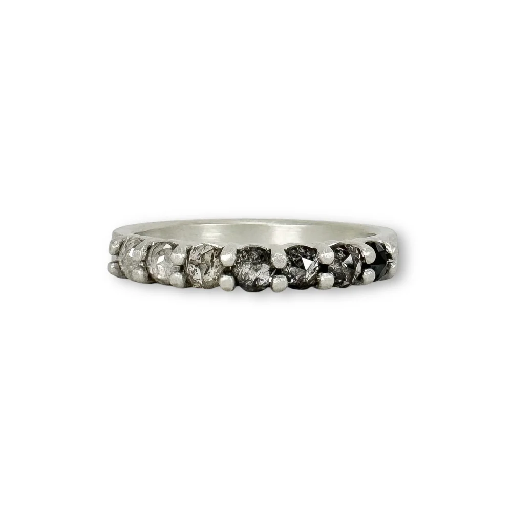 7 Stone Ombre Diamond Band