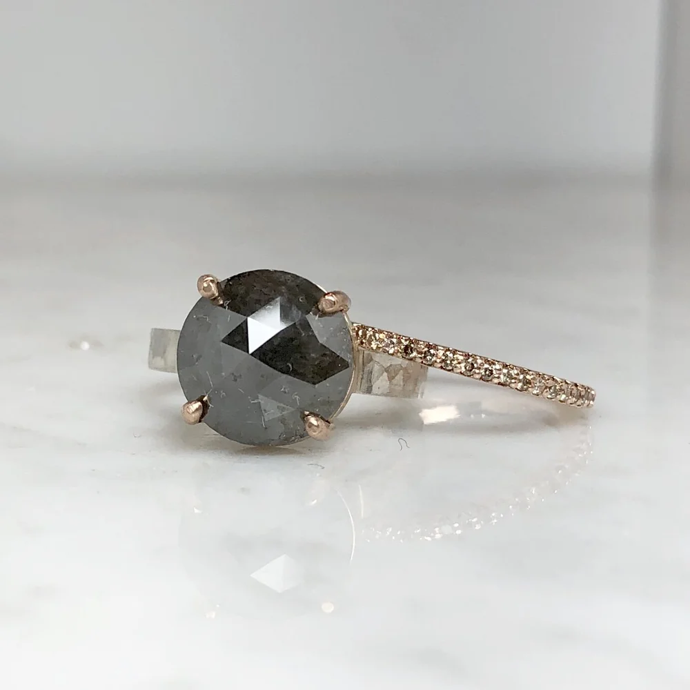 Custom Black Diamond Ring